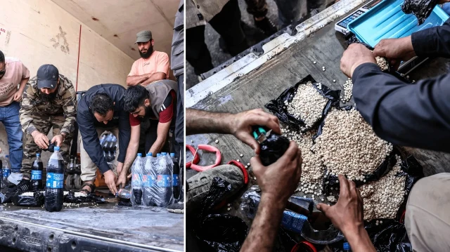 suriyenin guneyindeki dera ilinde 1 milyon uyusturucu hap ele gecirildi gazli icecek kolilerine gizlenmis QcPB2tKi